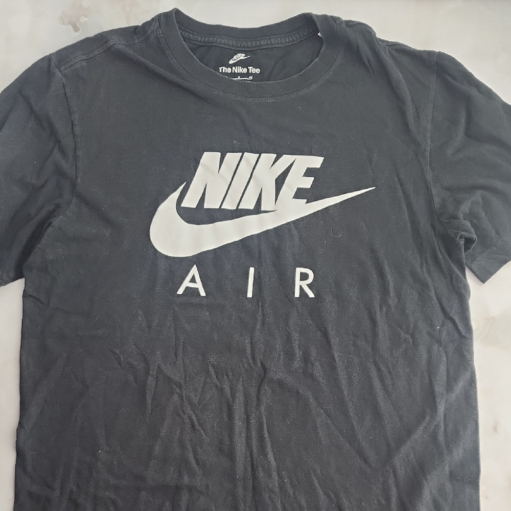 Nike Air Black Tee with White Logo